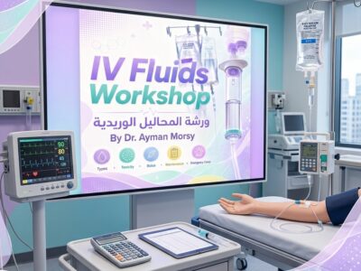 IV Fluids Workshop ورشه المحاليل الوريديه